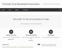 Tablet Screenshot of ccbahoops.com